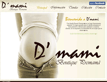 Tablet Screenshot of dmamipremama.com